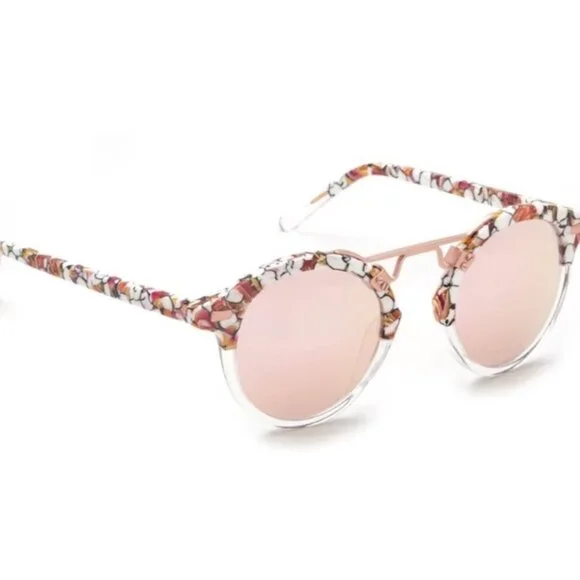 NWT. KREWE ST. LOUIS MIRRORED | LOTUS TO CRYSTAL ROSE GOLD - Picture 5 of 10